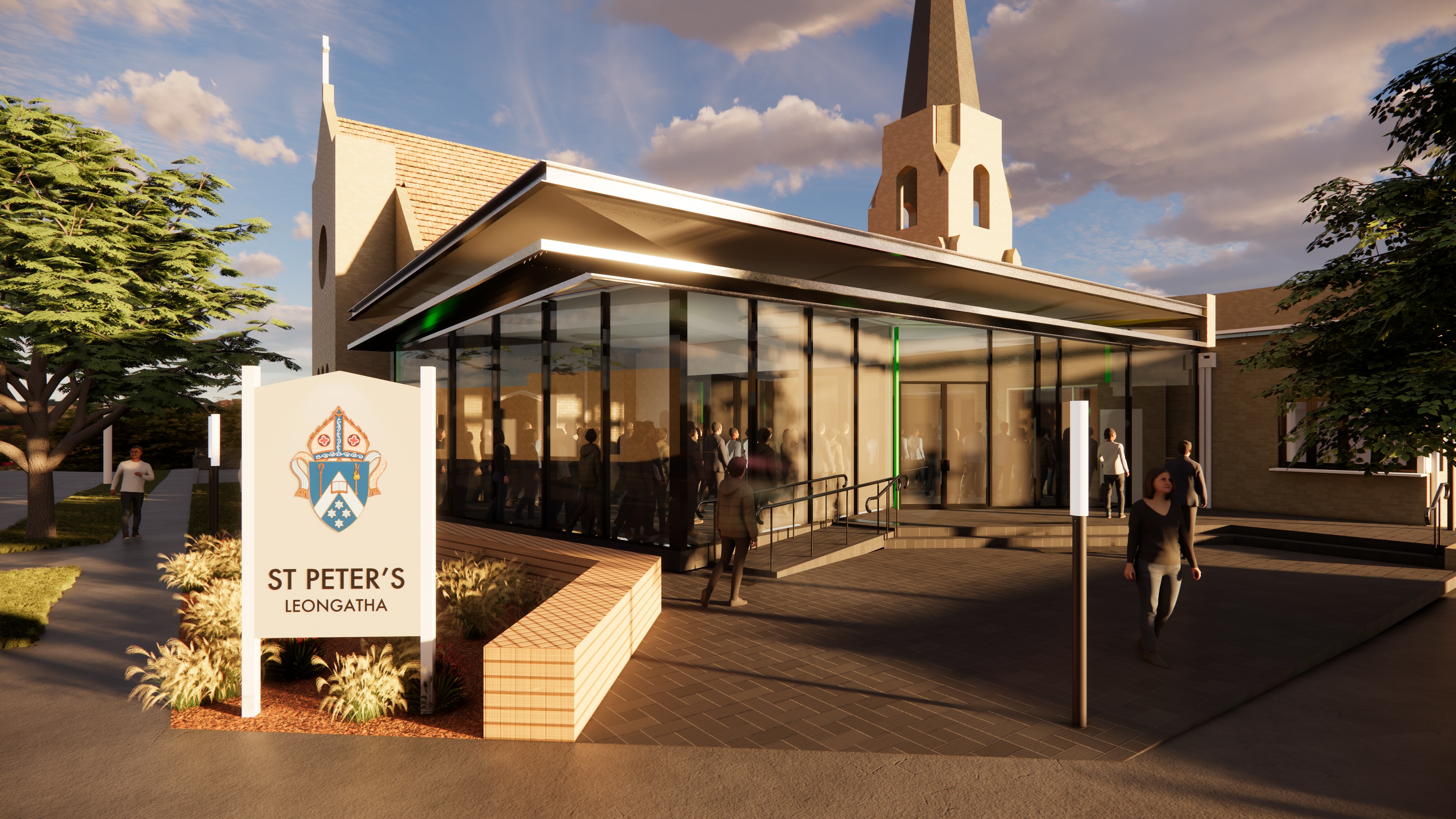 New foyer to St Peters Leongatha